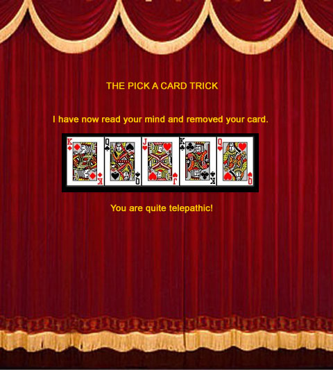 The Pick A Card Trick